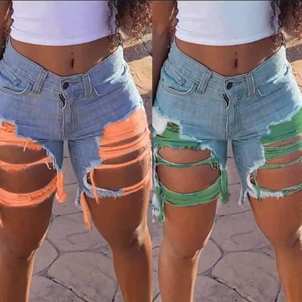 Colorful bluesman shorts
